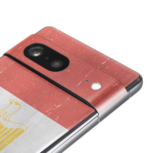 Egyptian Flag Distressed Pixel Skins